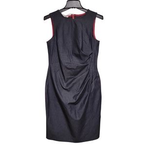 (NWOT) MAGGY LONDON. Size4, denim/pink.